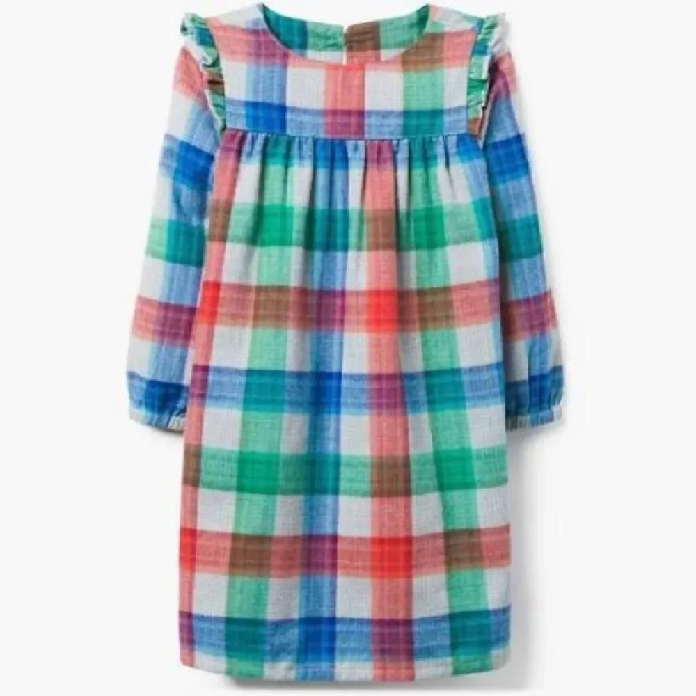Gymboree Girls Plaid Flannel Nightgown Holiday Christmas Sz XL 14